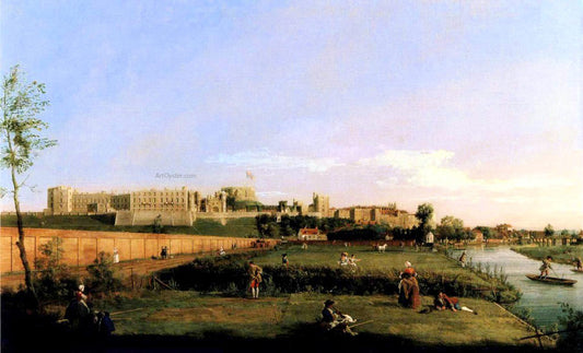  Canaletto Windsor Castle - Hand Painted Oil Painting