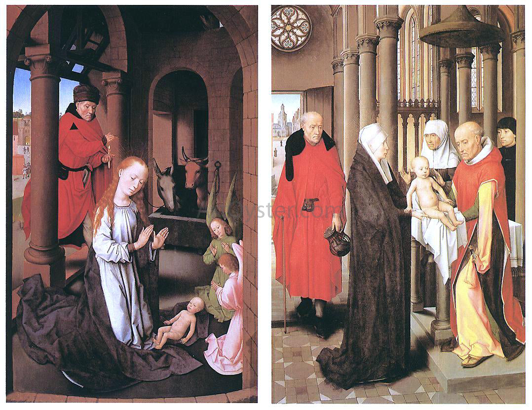 Hans Memling Wings of a Triptych - Hand Painted Oil Painting