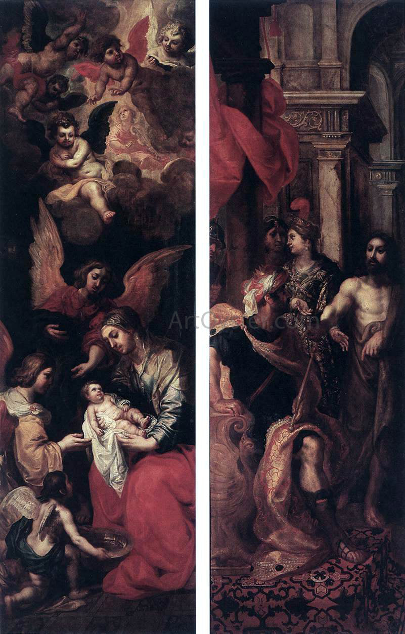  Hendrick Van Balen Wings of an Altarpiece - Hand Painted Oil Painting