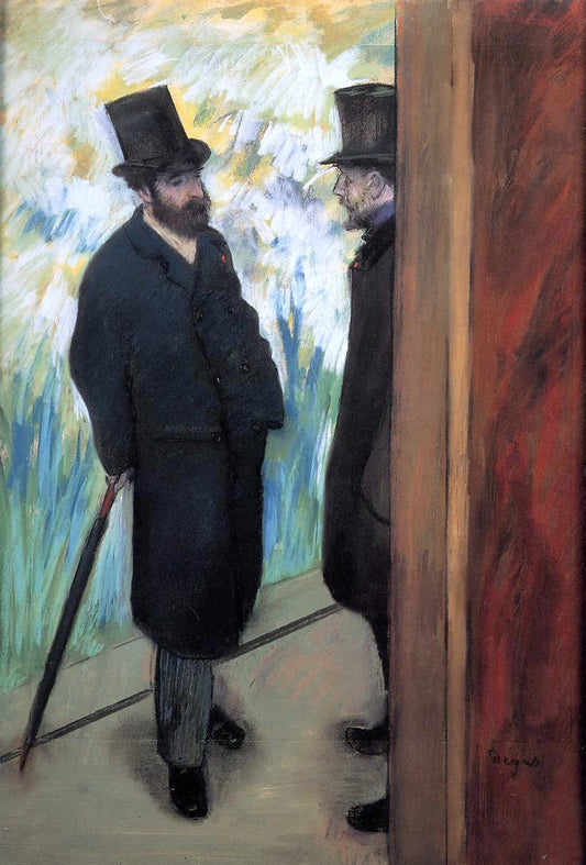  Edgar Degas Wings of Desire (also known as Ludovic Halevy and Albert Cave) - Hand Painted Oil Painting