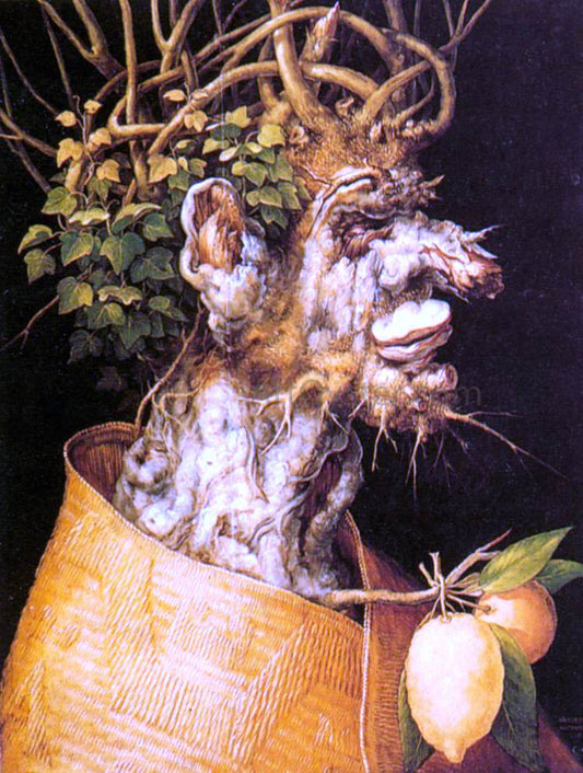  Giuseppe Arcimboldo Winter - Hand Painted Oil Painting