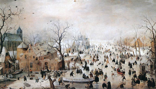  Hendrick Avercamp Winter - Hand Painted Oil Painting