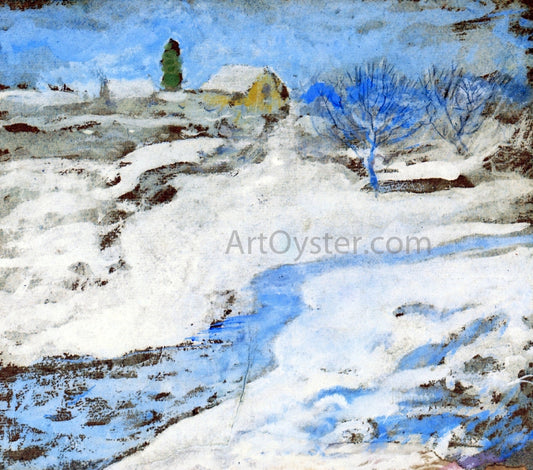  John Twachtman A Winter - Hand Painted Oil Painting