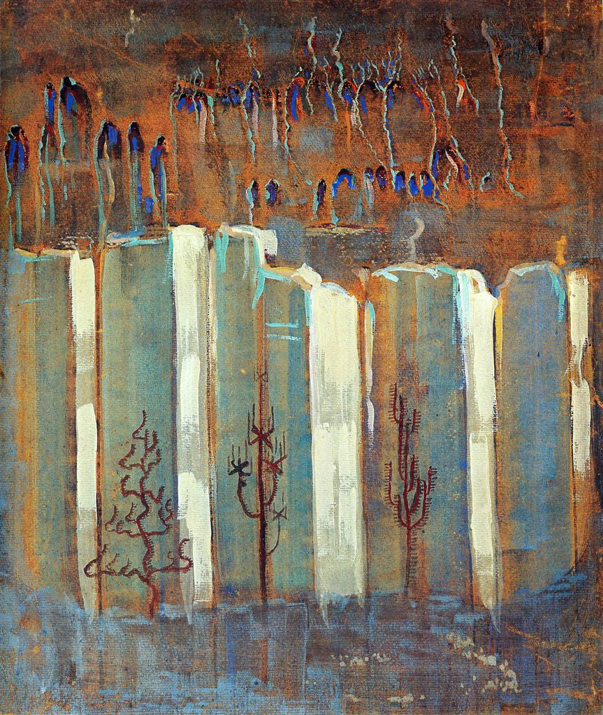  Mikalojus Ciurlionis Winter III - Hand Painted Oil Painting