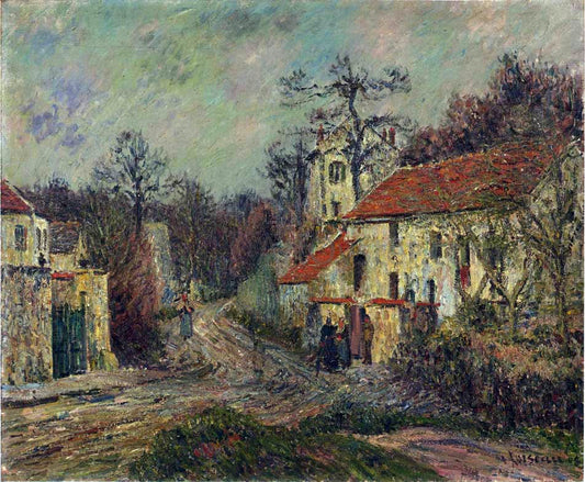  Gustave Loiseau Winter in Chaponival - Hand Painted Oil Painting