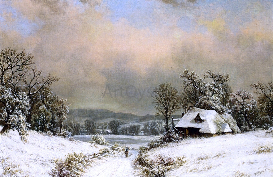  William Mason Brown Winter in the Country - Hand Painted Oil Painting