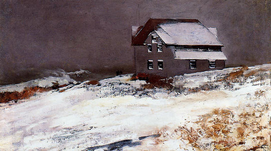  Winslow Homer Winter, Prout's Neck, Maine - Hand Painted Oil Painting