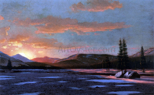  William Bradford Winter Sunset - Hand Painted Oil Painting