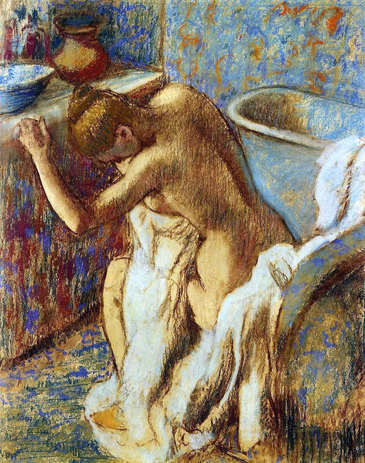  Edgar Degas Woman Drying Herself - Hand Painted Oil Painting