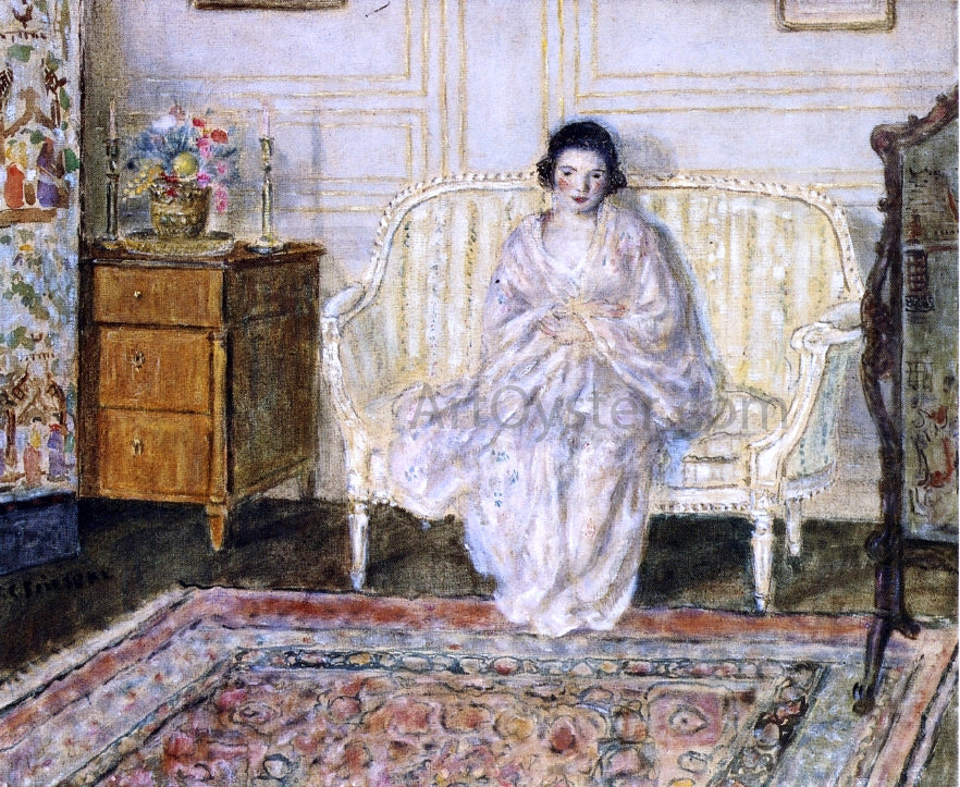  Frederick Carl Frieseke Woman in an Interior - Hand Painted Oil Painting