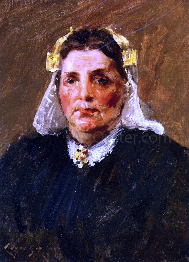  William Merritt Chase Woman of Holland - Hand Painted Oil Painting