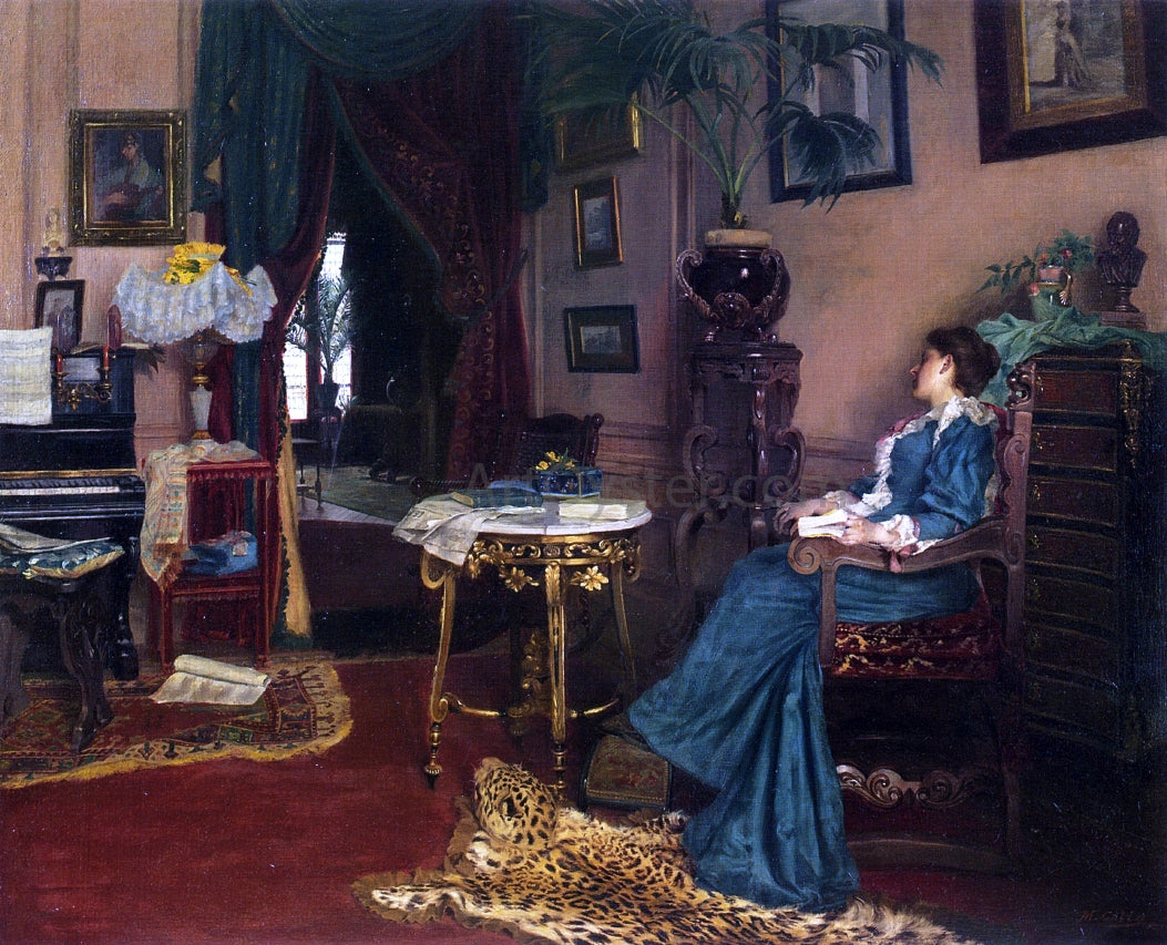  Maximilien Colin Woman Seated in an Interior - Hand Painted Oil Painting