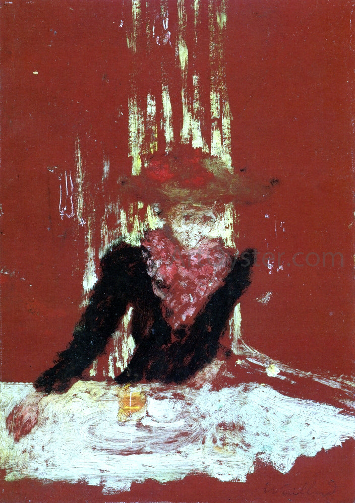  Edouard Vuillard Woman with a Cup of Coffee - Hand Painted Oil Painting