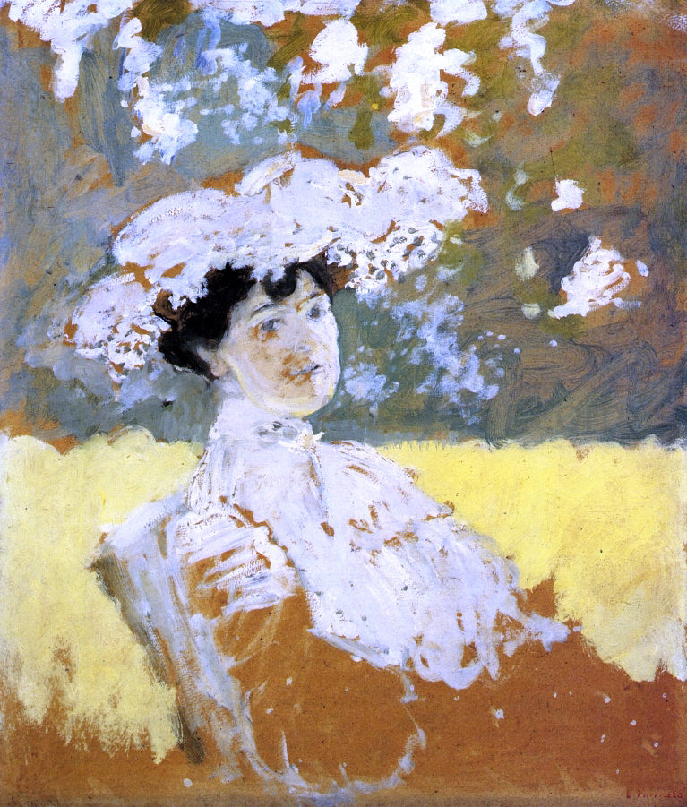  Edouard Vuillard Woman with a Hat - Hand Painted Oil Painting