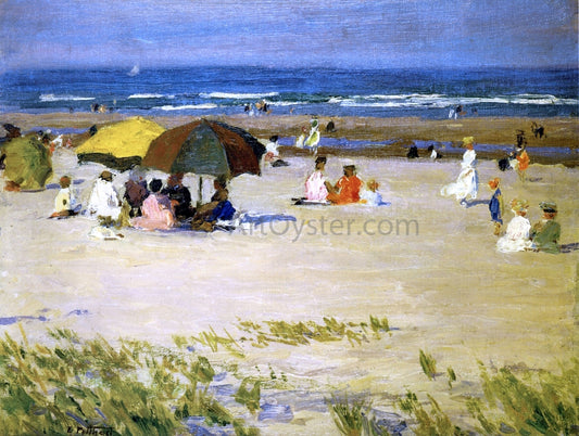  Edward Potthast Woman with White Robe - Hand Painted Oil Painting