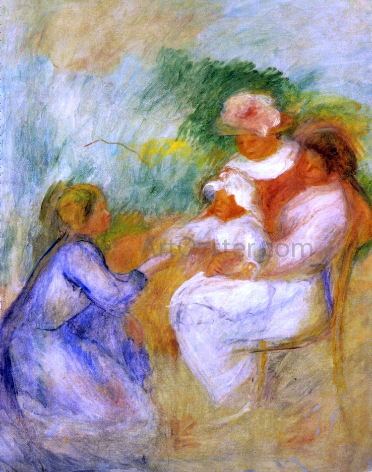  Pierre Auguste Renoir Women and Child - Hand Painted Oil Painting