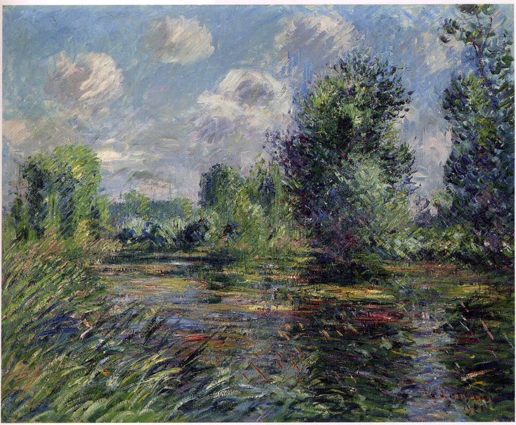  Gustave Loiseau Woods near Eure River - Hand Painted Oil Painting