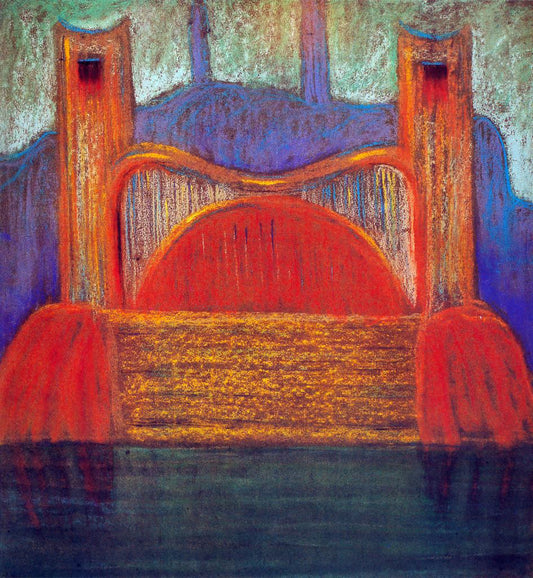  Mikalojus Ciurlionis Wrath I - Hand Painted Oil Painting