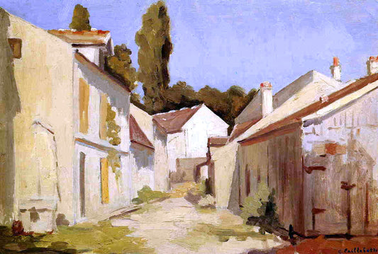  Gustave Caillebotte Yerres, Close of the Abbesses - Hand Painted Oil Painting