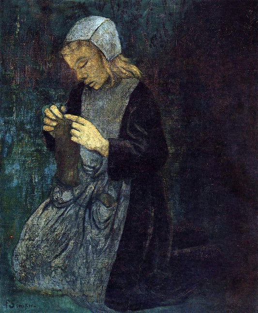  Paul Serusier Young Breton (also known as The Little Knitter) - Hand Painted Oil Painting