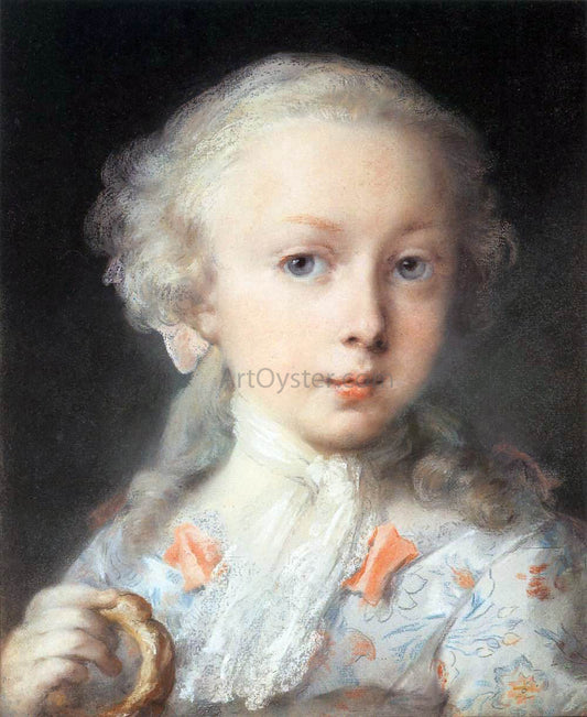  Rosalba Carriera Young Lady of the Le Blond Family - Hand Painted Oil Painting