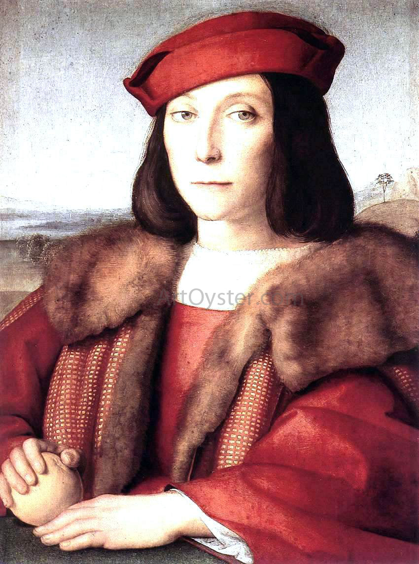  Raphael Young Man with an Apple - Hand Painted Oil Painting