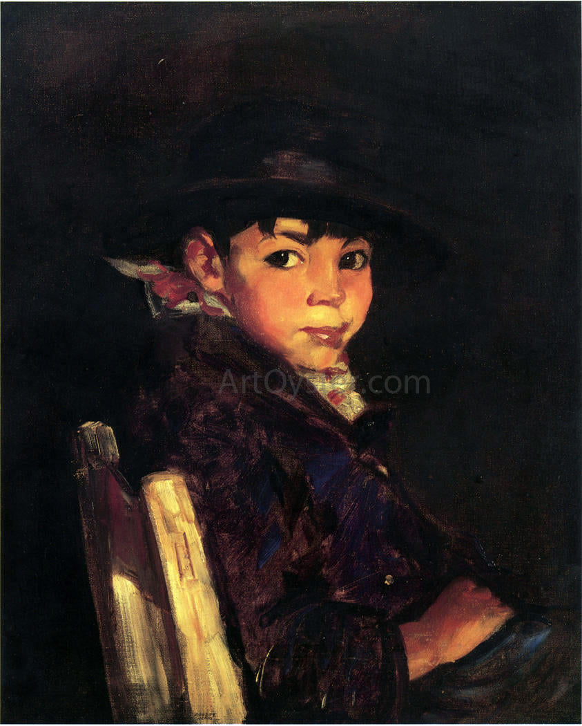  Robert Henri Young Sport - Hand Painted Oil Painting
