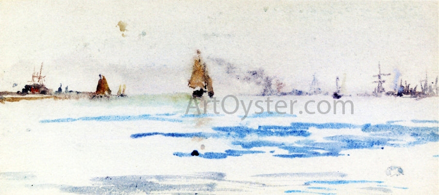  James McNeill Whistler Zuyder Zee - Hand Painted Oil Painting